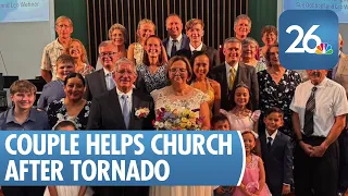 Couple Helps Church Recover After Tornado Just Before Wedding