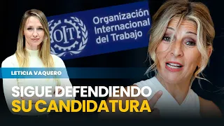 Díaz continues her campaign to lead the ILO, an organization that reprimanded her for failing to ...