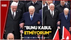 Anıtkabir'de Dikkat Çeken Görüntü! Bahçeli ve Dervişoğlu Kol Kola Yürüdü, Erhan Usta Tepki Gösterdi