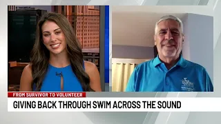 Hartford HealthCare's Swim Across the Sound: 2-time cancer survivor and longtime volunteer shares jo