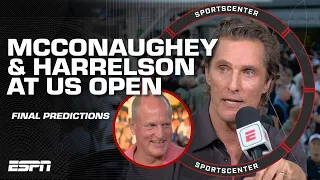 Matthew McConaughey makes his pick for the US Open Final 👀 | SportsCenter