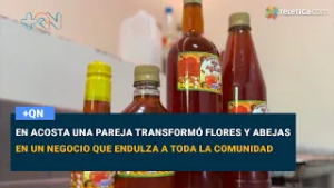 En Acosta una pareja transformó flores y abejas en un negocio que endulza a toda la comunidad