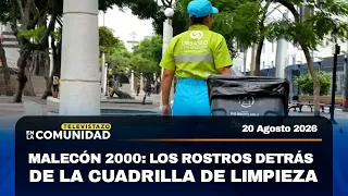 Malecón 2000: The Faces Behind the Cleaning Crew | Televistazo Community Guayaquil