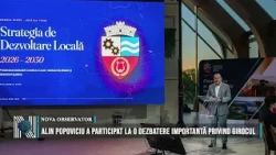 Alin Popoviciu participated in an important debate regarding Girocul