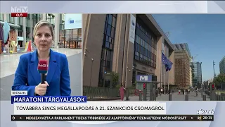 Továbbra sincs megállapodás a 21. szankciós csomagról - HírTV