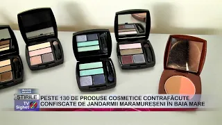 04 OVER 130 COUNTERFEIT COSMETIC PRODUCTS SEIZED BY MARAMUREȘ GENDARMES IN BAIA MARE