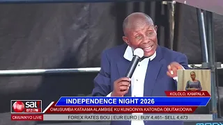 INDEPENDENCE NIGHT 2026: Omusumba Kataama alambise ku kunoonya Katonda obutakoowa