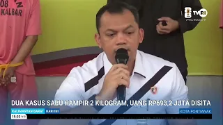 TWO METH CASES INVOLVING NEARLY 2 KILOGRAMS, IDR 693.2 MILLION SEIZED