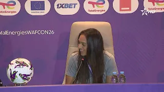 Statement by National Women's Team Player, Sakina Ouzraoui, During the Press Conference Preceding...