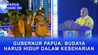 CLOSING THE 15TH SENTANI LAKE FESTIVAL, GOVERNOR EMPHASIZES THAT CULTURE MUST BE ALIVE IN DAILY LIFE