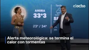 ALERTA METEOROLÓGICA: SE TERMINA EL CALOR CON TORMENTAS