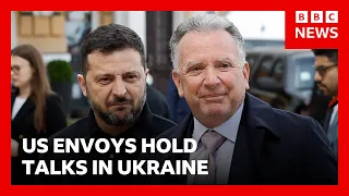 Zelensky says he expects war to continue into winter after talks with US envoys | BBC News
