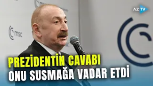 Prezident Münxendə erməni ekspertini belə susdurdu: çirkin planları alt-üst oldu