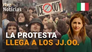 JJ.OO. INVIERNO | PROTESTAS en ITALIA por la PRESENCIA de AGENTES del ICE | RTVE Noticias