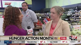 Weis Markets supports Central PA Food Bank, other organizations during Hunger Action Month