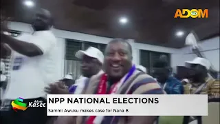 NPP National Elections: Sammi Awuku makes case for Nana B - Evening News on Adom TV (04-09-26)