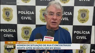 In Campina Grande: homeless man found dead