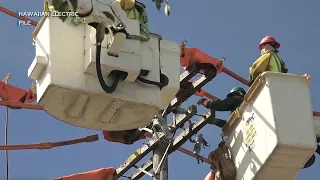 About 44K customers remain without power on Hawaii Island, Maui, Oahu