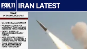 Israel launches new attacks in Tehran; U.S. sinks Iranian warship | FOX 11 LA
