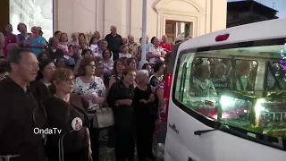 The emotional farewell from the faithful
