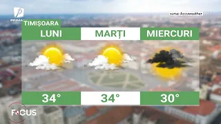 Weather - August 24. The week begins with a heatwave