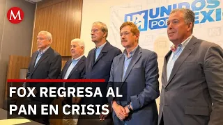 Vicente Fox returns to the PAN at a critical moment as Jorge Romero seeks unity