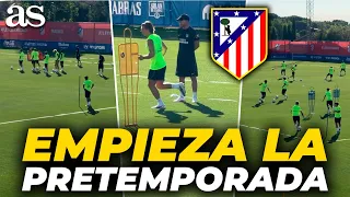 PRIMER ENTRENAMIENTO del ATLÉTICO DE MADRID 2026/27: Simeone, Barrios y Koke, a la cabeza
