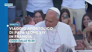 Pope Leo's Apostolic Journey to France - Today, September 25, from 10:55 a.m., live on TV2000