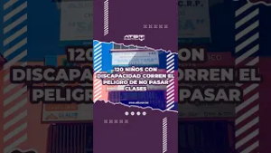 Niños con discapacidad perderían sus aulas