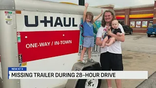 Trailer stolen from Chiefs fans driving through Kansas City during cross-country move