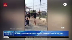 11 MOTOR GANG TEENS UNDERGO CUSTOMARY SANCTIONS IN SELUMA
