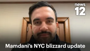 NYC Mayor Mamdani gives morning update on blizzard impacting the city | News 12