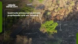 Wildfire causes damage to rural property in Teresina