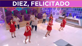 Los participantes hicieron una despampanante coreo de salsa que llenó de admiración a Massaccesi