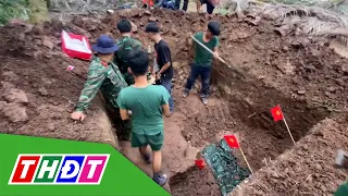 15 Martyred Soldiers' Remains Found and Recovered at Ca Cai Cemetery in Dong Thap | THDT