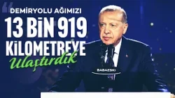 President Erdoğan Speaks at the Çerkezköy-Kapıkule High-Speed Train Line Opening Ceremony