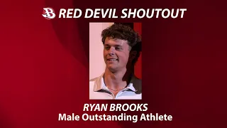 BNEWS Red Devil Shoutout: Ryan Brooks Receives Male Outstanding Athlete Award