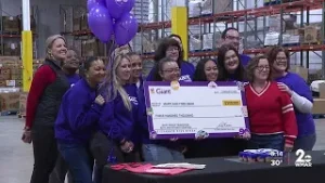 Giant donates $300K to Maryland Food Bank for 90th anniversary