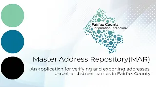 Master Address Repository Application