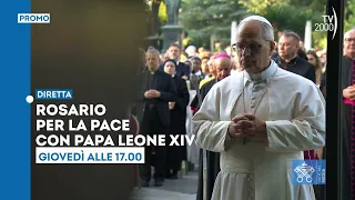Rosary for peace with Pope Leo XIV - Thursday, October 1st at 5 PM live on TV2000