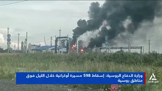 وزارة الدفاع الروسية: إسقاط 598 مسيرة أوكرانية خلال الليل فوق مناطق روسية