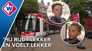 Eerste passagiers rijden mee met de nieuwe TINA-tram