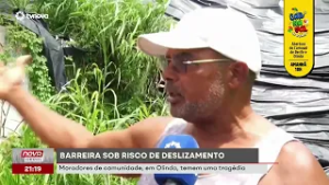 Moradores de Olinda temem deslizamento de barreira e risco de tragédia  | #NovaGeral