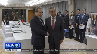 Wang Yi rencontre son homologue iranien