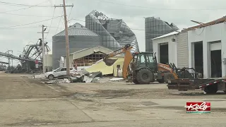 Monday's storm traveled multiple miles
