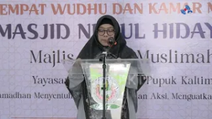 Peresmian Tempat Wudhu Dan Kamar Mandi Di Masjid Nurul Hidayah