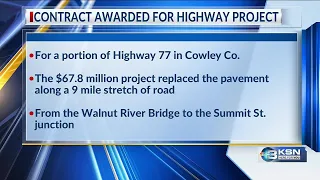 $67 million project will upgrade stretch of US Highway 77 in Kansas