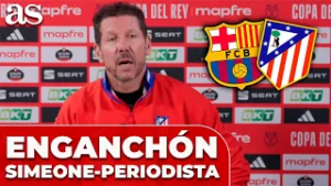 El ENGANCHÓN de SIMEONE con un PERIODISTA por esta pregunta que decidió NO CONTESTAR