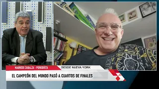 MAURICIO ZABALZA, JOURNALIST FROM NEW YORK - THE WORLD CHAMPION ADVANCED TO THE QUARTERFINALS