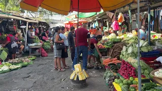 Relocation of street vendors around the central market